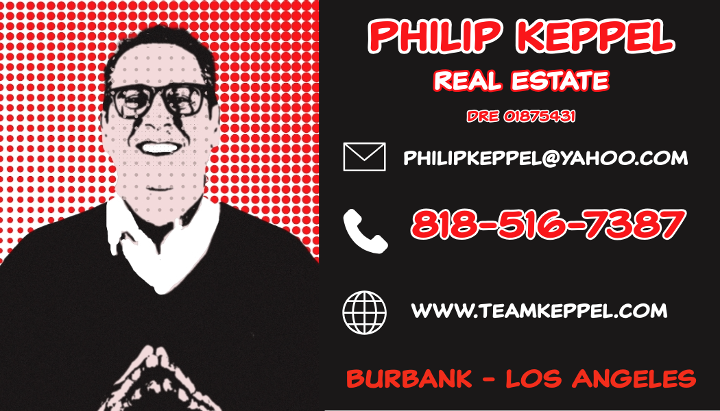 Philip Keppel Real Estate business card with contact information